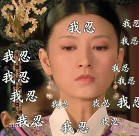 我忍 甄嬛传 影视追剧 雍正帝 孙俪 搞笑表情