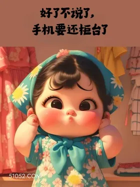 好了不说了，手机要还柜台了 小胖子 贫穷 搞笑文案