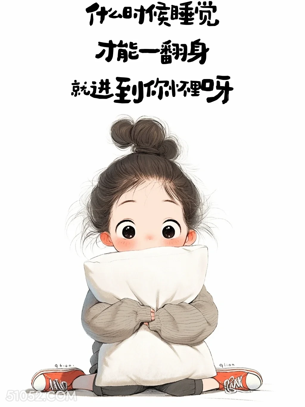 什么时候睡觉才能一翻身就进到你怀里 小女孩 撩人 情侣日常 撩人文案