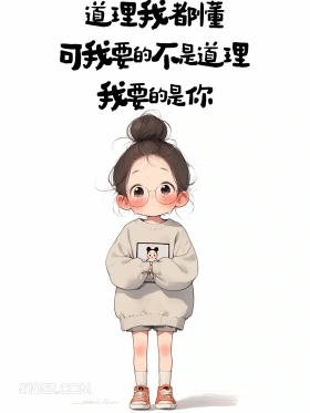 道理我都懂，可我不要道理只要你 小女孩 撩人 情侣日常 撩人文案