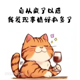自从疯了后发现事情好办多了 猫猫 合理但有病 搞笑文案