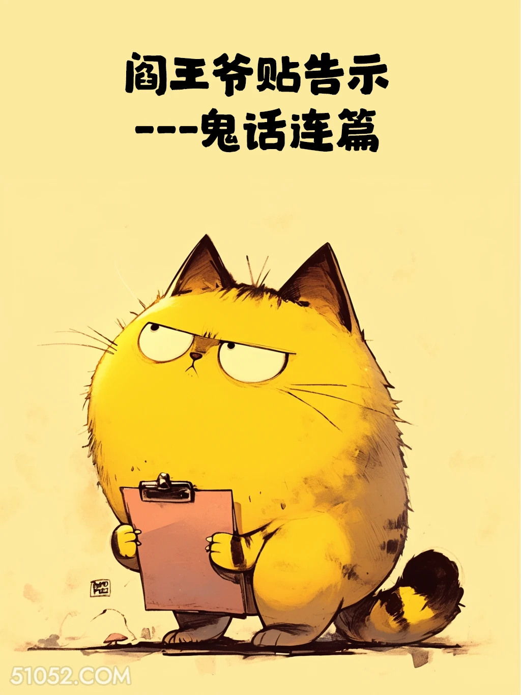 阎王爷贴告示-鬼话连篇 小动物 歇后语 聊天套路 搞笑文案