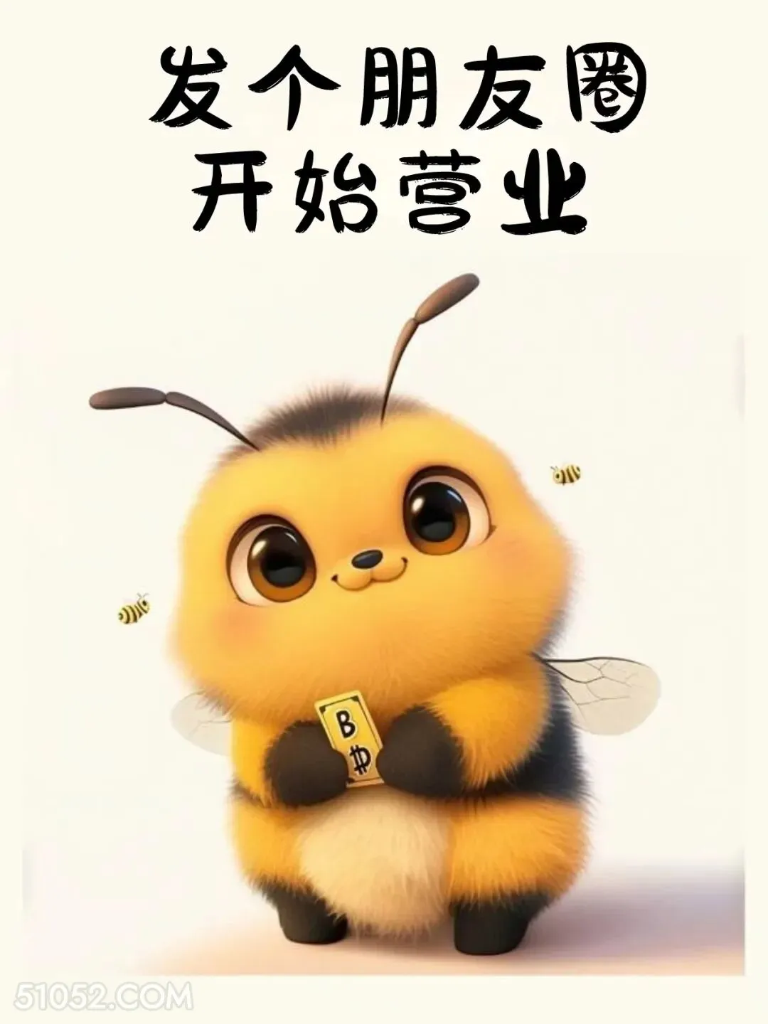 开始营业 小蜜蜂 打工人 营业图 发朋友圈 搞笑文案