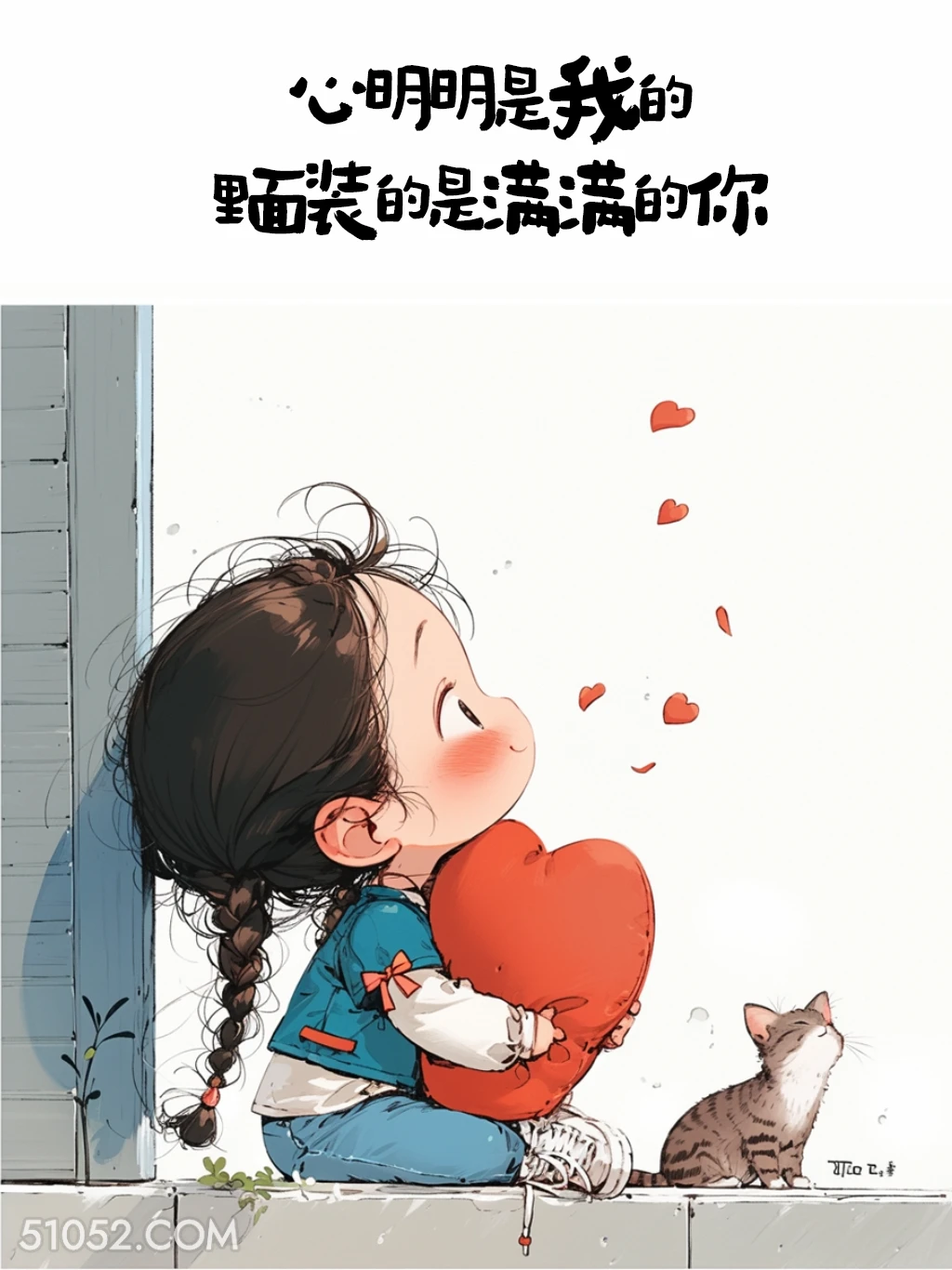 心是我的，装的却都是你 小女孩 撩汉 情话 情侣文案