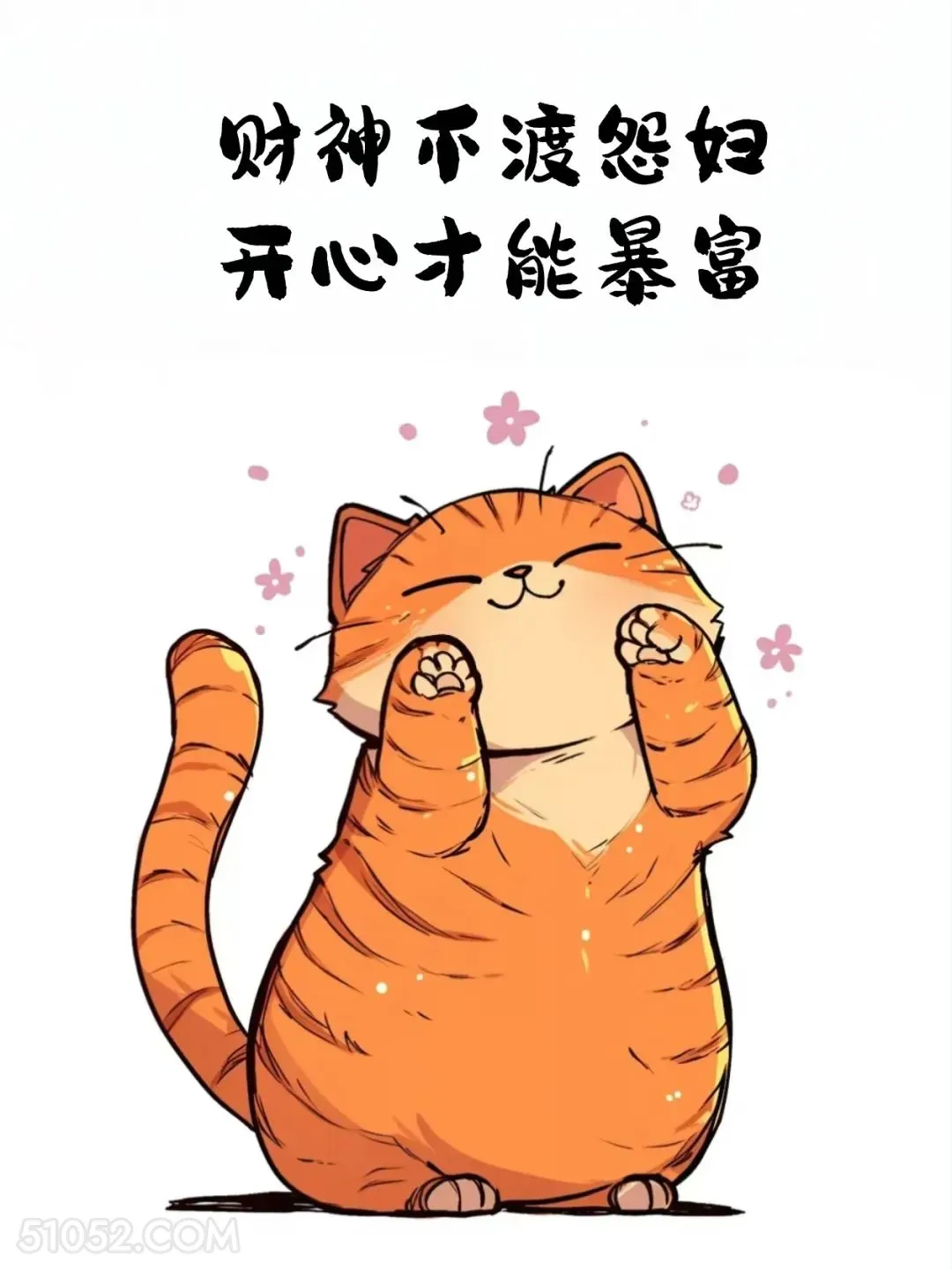 财神不渡怨妇，开心才能暴富 猫猫 笑死了 搞笑文案