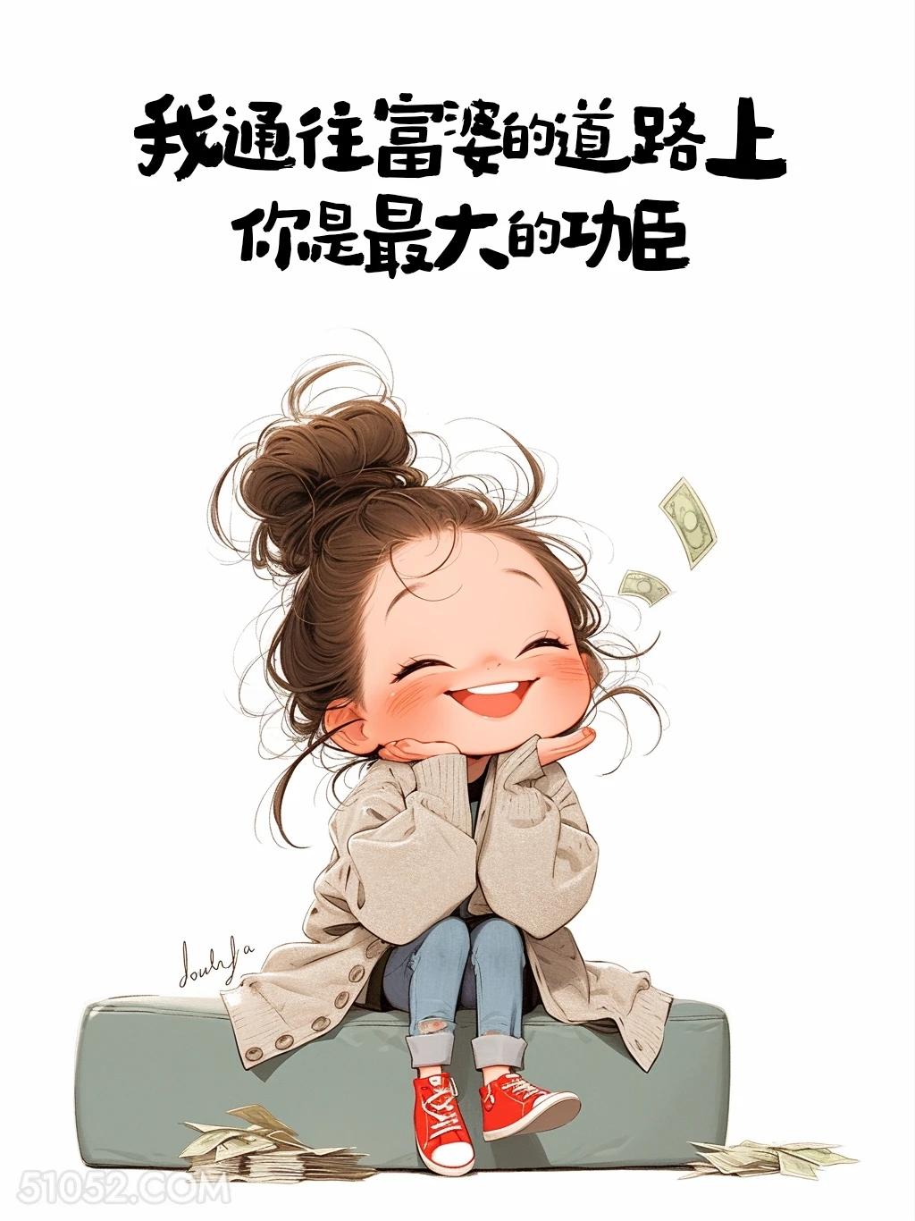 我通往富婆的路上你是最大功臣 小女孩 收红包 高情商答复 搞笑文案