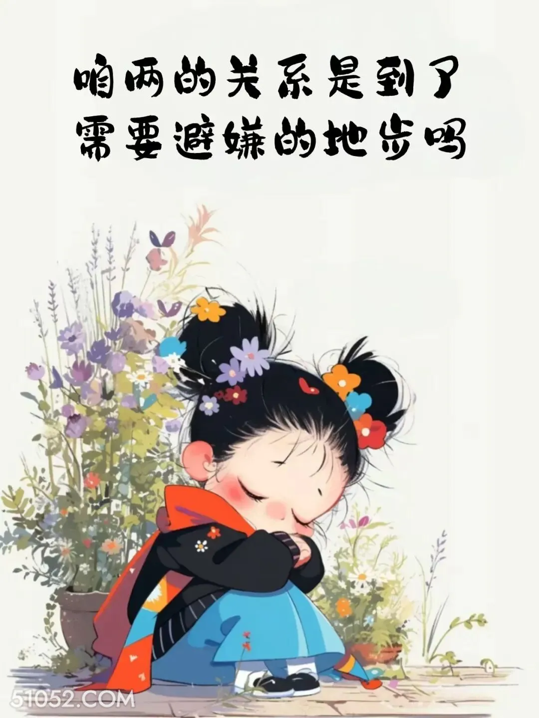 咱俩的关系到了需要避嫌的地步吗 小女孩 等回复 怼人文案