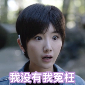 我没有我冤枉 明星表情包 毛晓彤 演员 搞笑表情