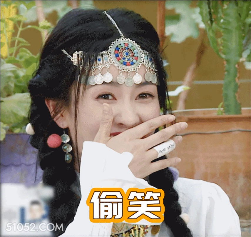 偷笑 明星表情包 白鹿 演员 搞笑表情