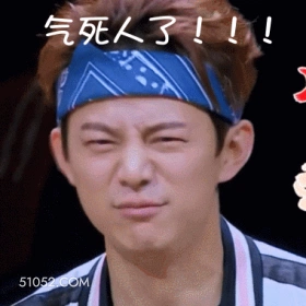 气死人了 明星表情包 何炅 主持人 搞笑表情