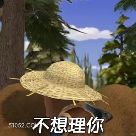 不想理你 熊出没 动画片 熊大熊二 光头强 搞笑表情