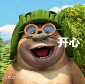 开心 熊出没 动画片 熊大熊二 光头强 搞笑表情