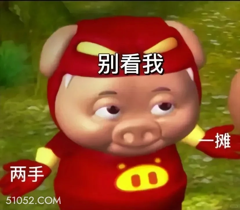 别看我 猪猪侠 动画片 喜剧 GG Bond 搞笑表情