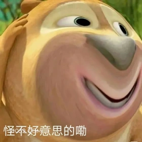 怪不好意思的 熊出没 动画片 熊大熊二 光头强 搞笑表情