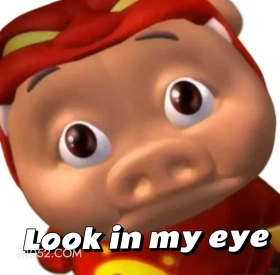 看着我的眼睛 猪猪侠 动画片 喜剧 GG Bond 搞笑表情