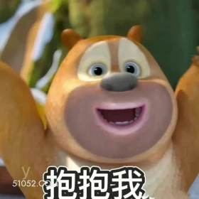 抱抱 熊出没 动画片 熊大熊二 光头强 搞笑表情