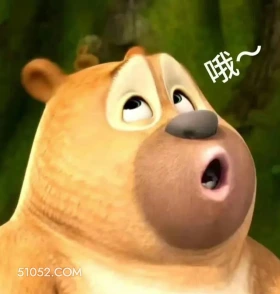 哦~ 熊出没 动画片 熊大熊二 光头强 搞笑表情