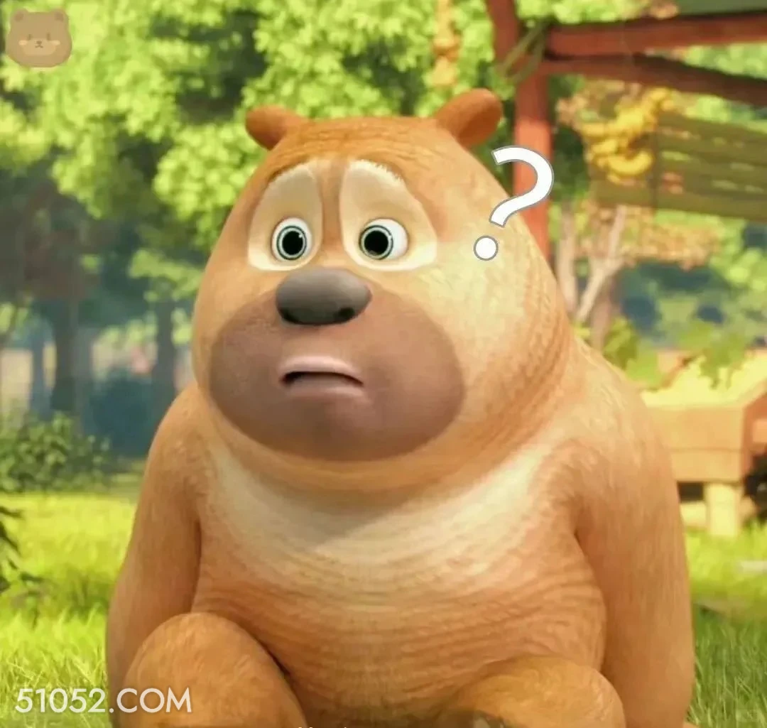 ？ 熊出没 动画片 熊大熊二 光头强 搞笑表情
