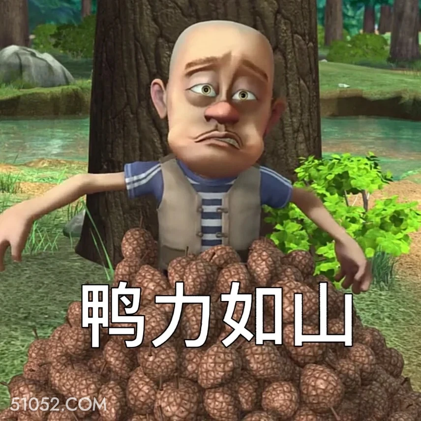 亚历山大 熊出没 动画片 熊大熊二 光头强 搞笑表情