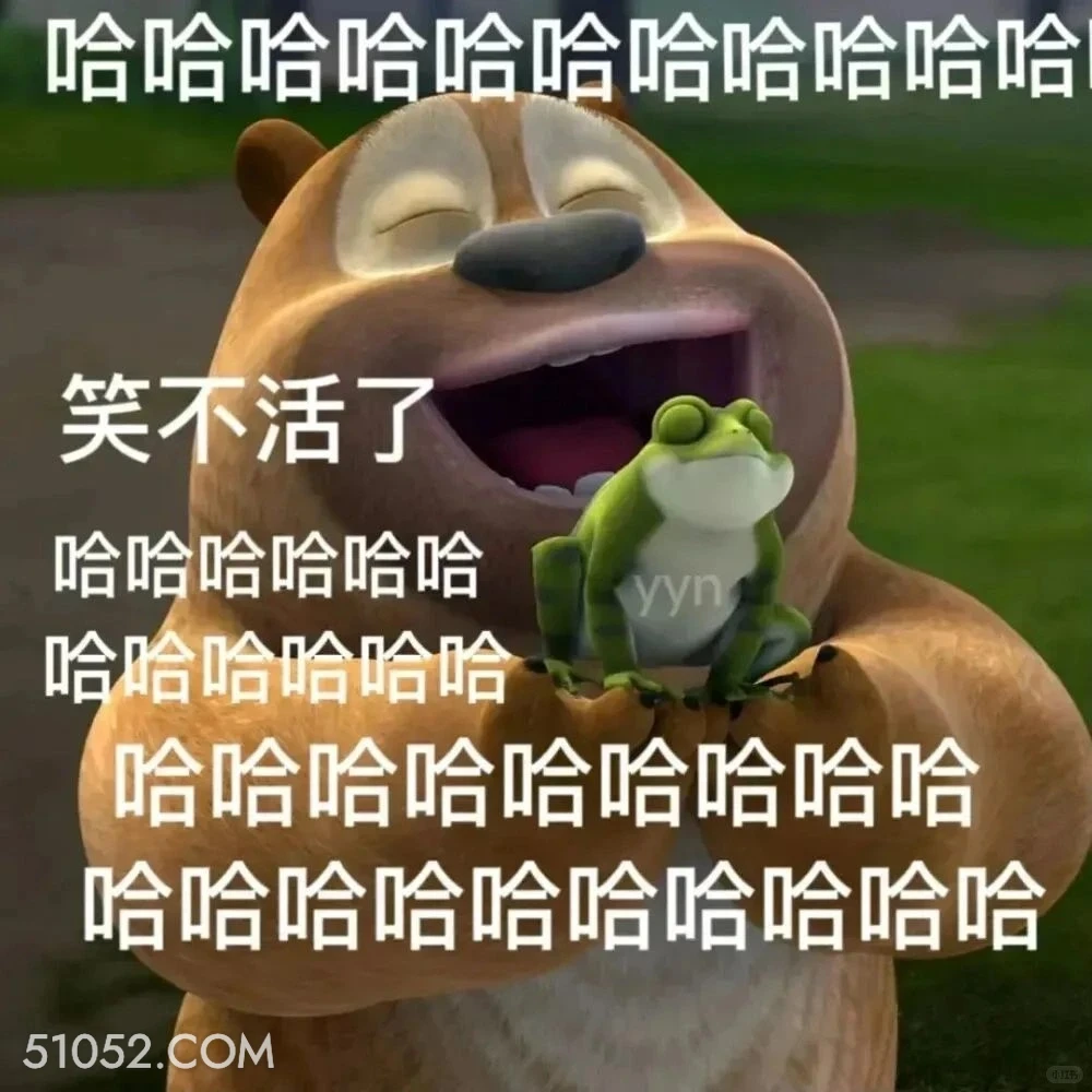 哈哈哈哈 熊出没 动画片 熊大熊二 光头强 搞笑表情