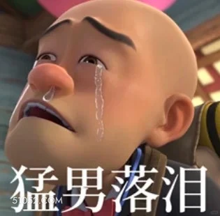 猛男落泪 熊出没 动画片 熊大熊二 光头强 搞笑表情