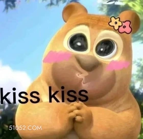 亲亲 熊出没 动画片 熊大熊二 光头强 搞笑表情