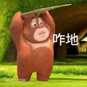 咋地 熊出没 动画片 熊大熊二 光头强 搞笑表情