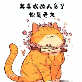 我喜欢的人可多了，你是老大 猫猫 撩汉 情绪价值 搞笑文案