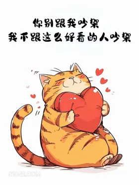 我不跟这么好看的人吵架 猫猫 情侣日常 道歉文案 嘴甜文案