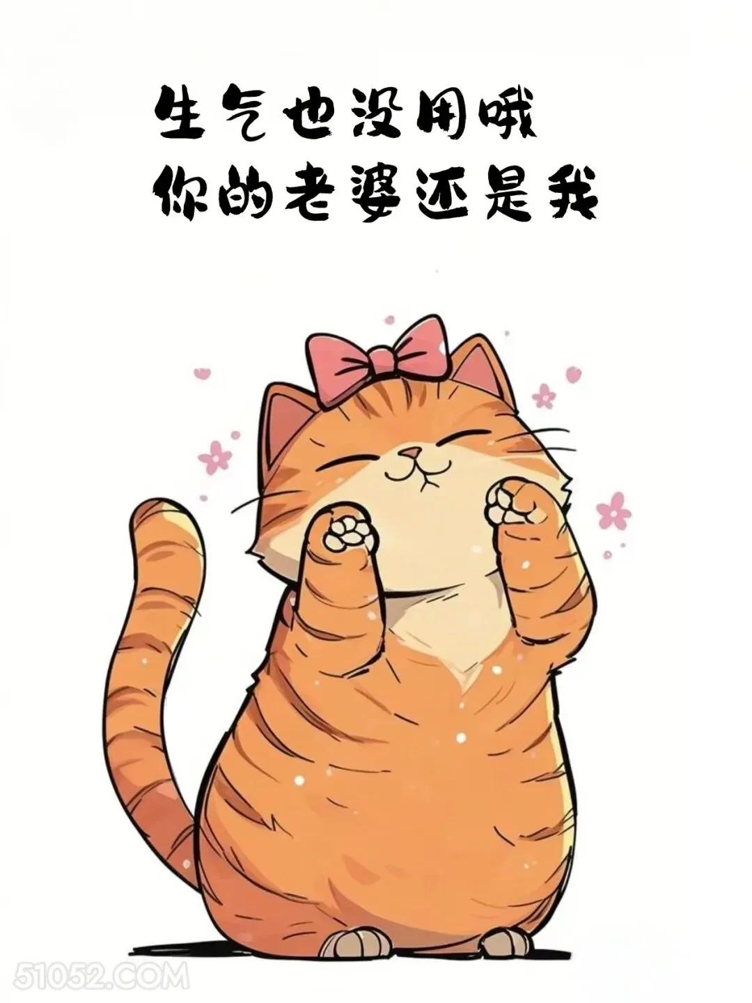 生气也没用，你的老婆还是我 猫猫 情侣日常 道歉文案 嘴甜文案