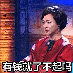 有钱就了不起吗 明星表情包 脱口秀主持人 金星 搞笑表情