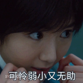 可怜弱小又无助 明星表情包 毛晓彤 演员 搞笑表情